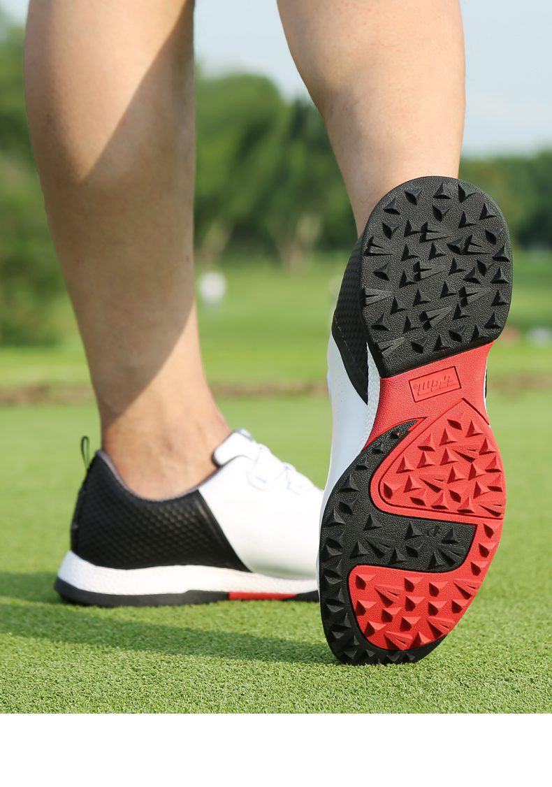 PGM Giày Golf Da Trắng XZ216 Giày Golf Nam Chống Nước