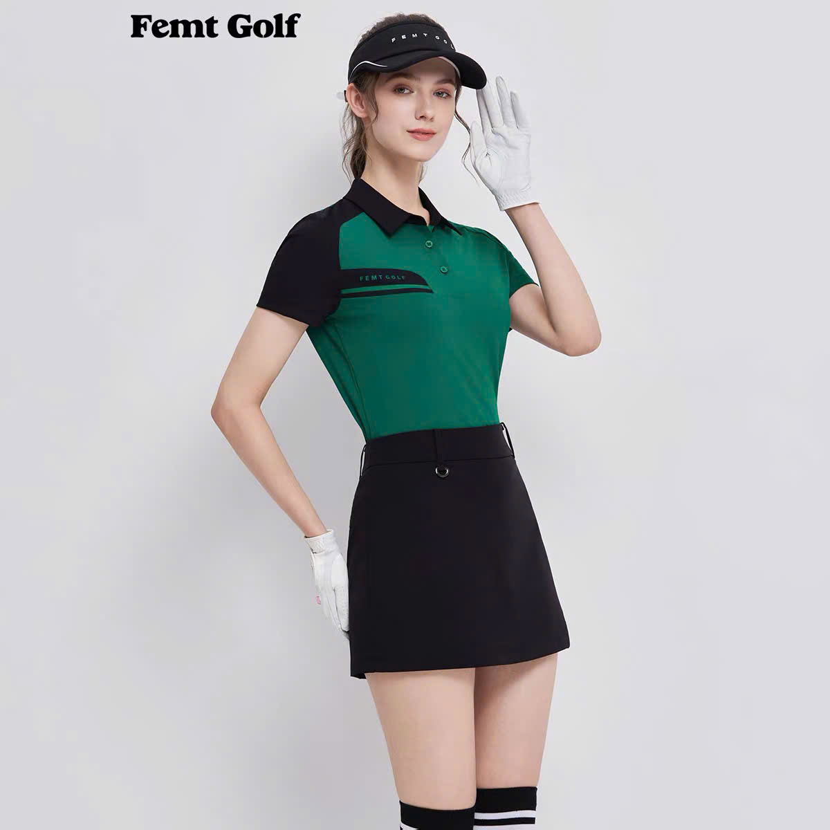 Set Femgolf  em sẵn hàng đủ size (áo, váy,mũ)