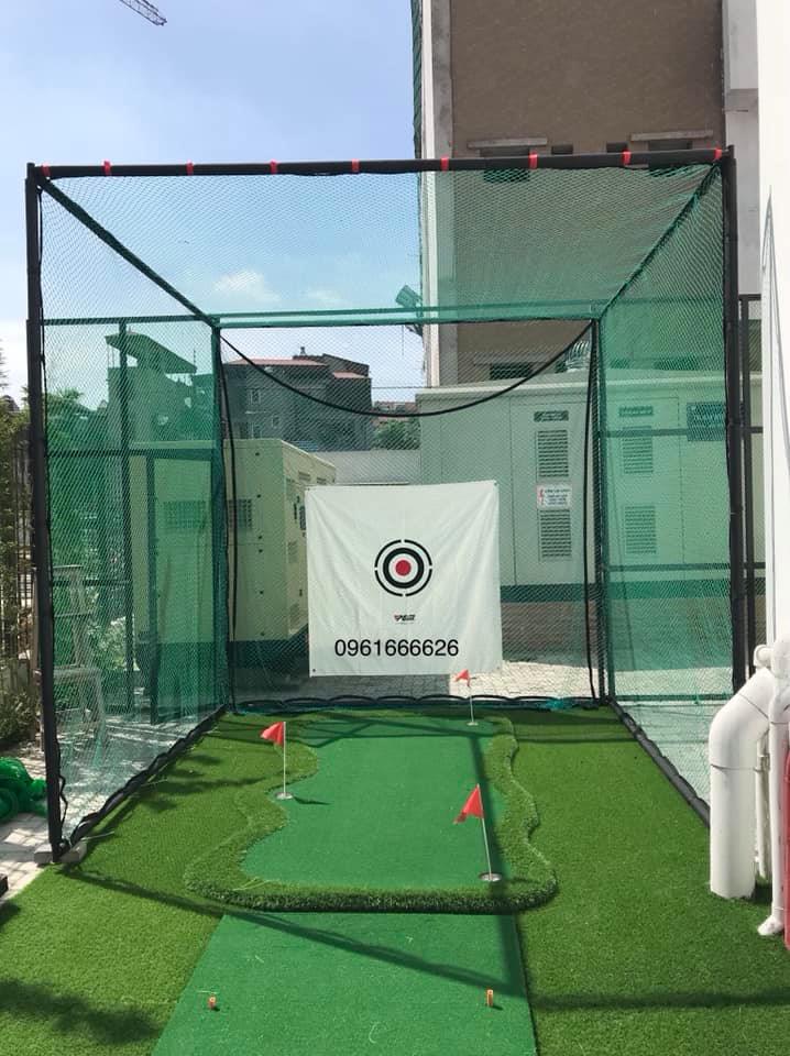 khung lưới tập golf tại nhà