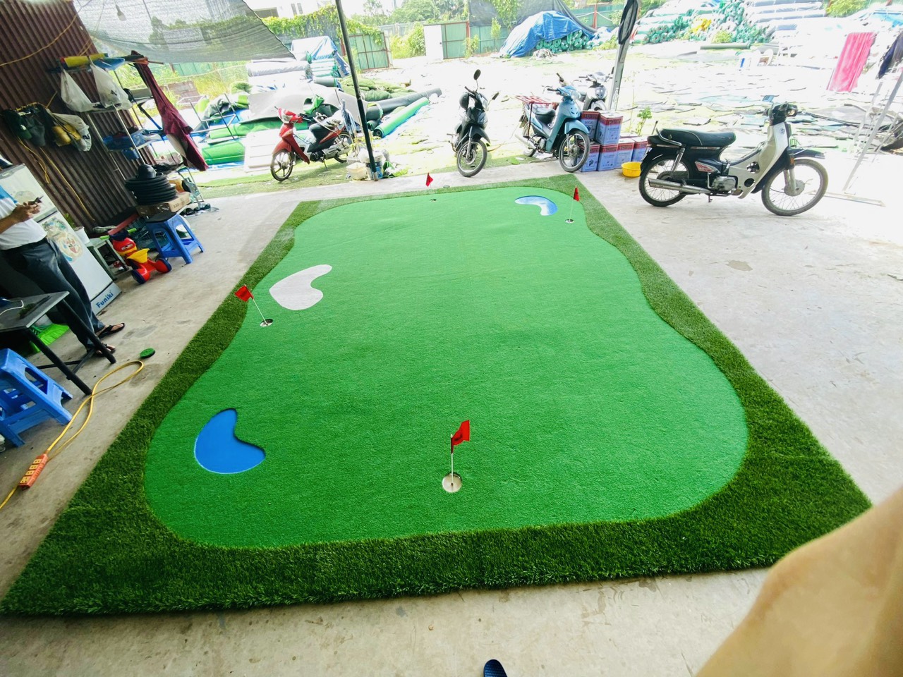 Thảm tập golf kích  thước 4x5m
