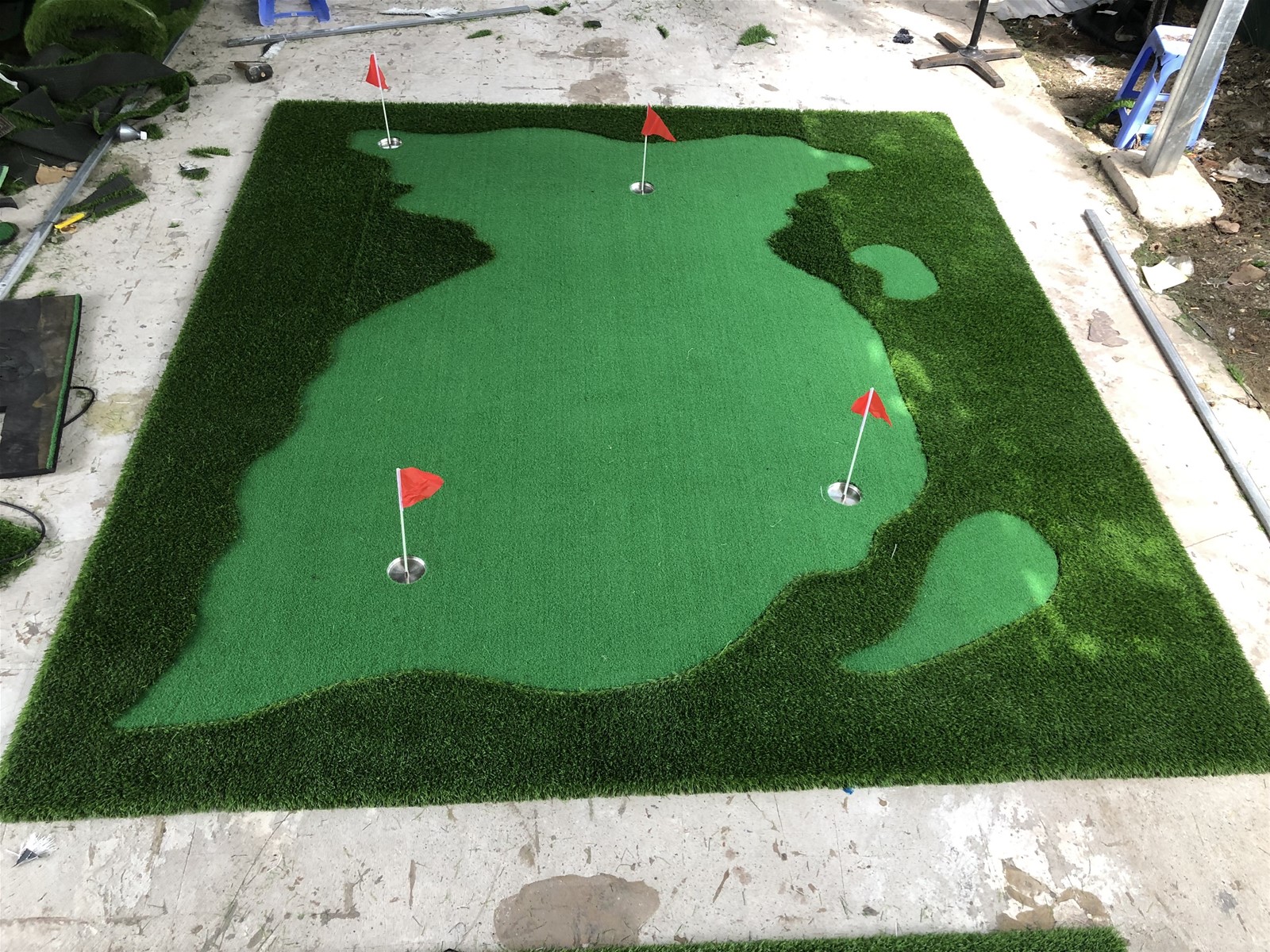 Thảm tập golf kích thước 3x4m dày 3cm