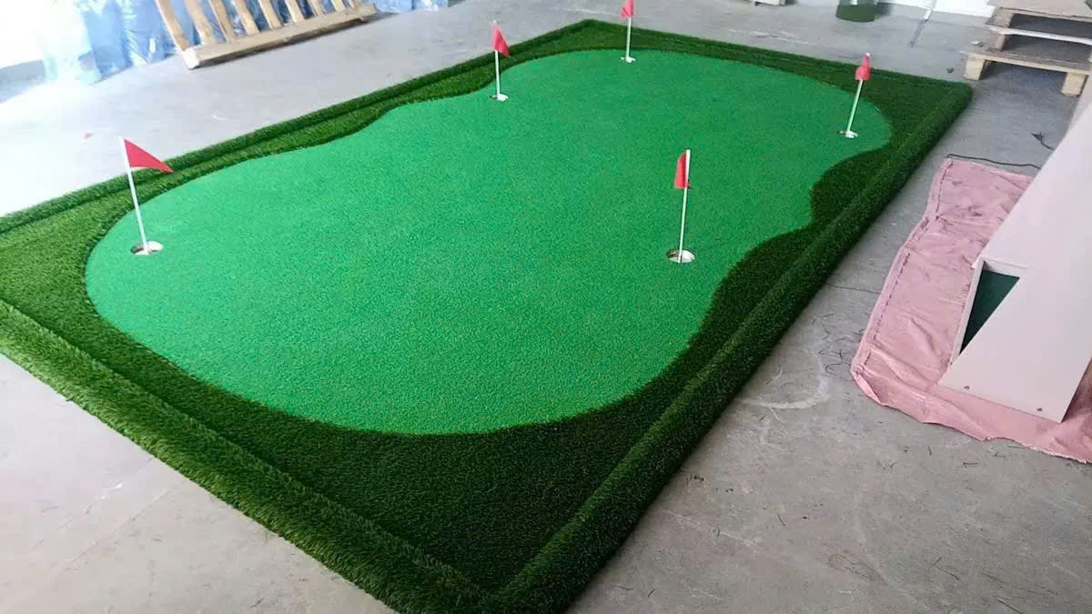 Thảm tập golf putt tại nhà - Thiết kế theo mẫu