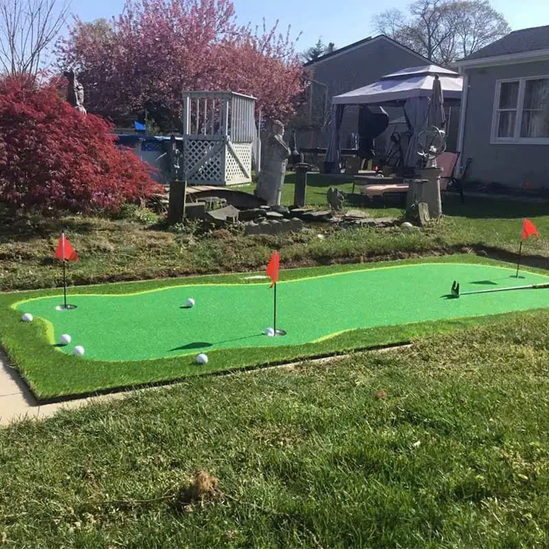 Thảm tập golf putt tại nhà - Thiết kế theo mẫu