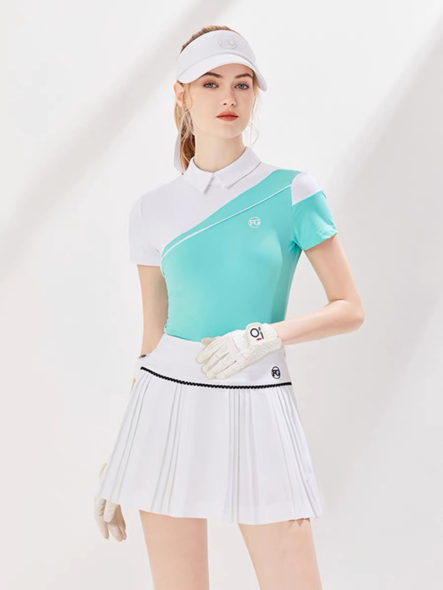FULL SET  Váy Áo thun ngắn tay nữ  Femt golf cao cấp.