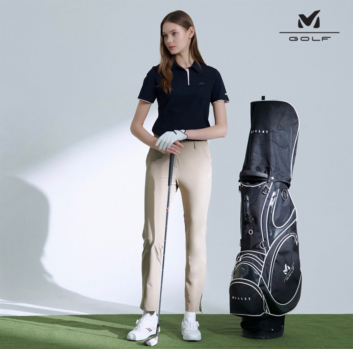 Quần Golf Xuất Xịn - Quần Dài Dáng Ôm Mềm Mại Thoáng Khí Thoải Mái Dùng Khi Chơi Golf Cho Nữ