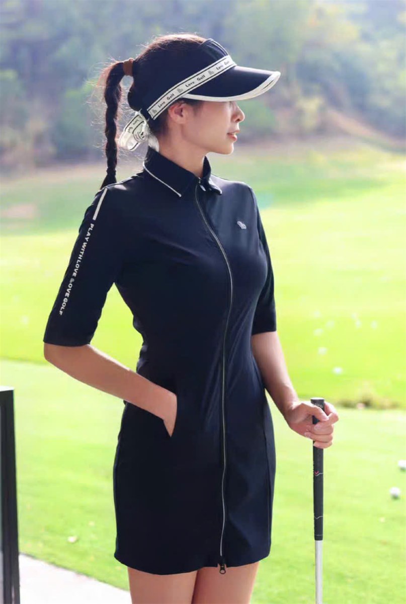 Váy liền thân golf nữ- Váy Golf love hàng nhập khẩu