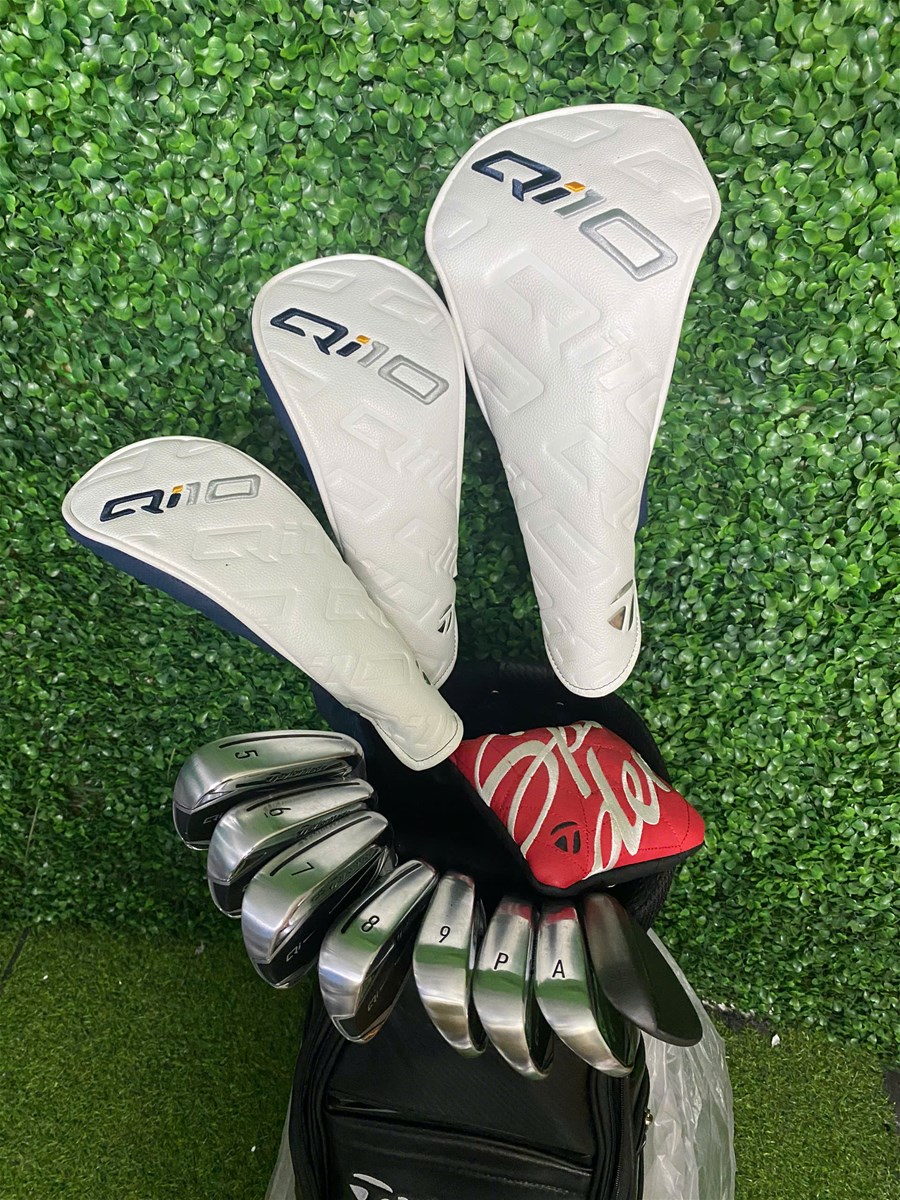 Fullset  Taylormade Qi10 12 gậy cán graphite S lướt: