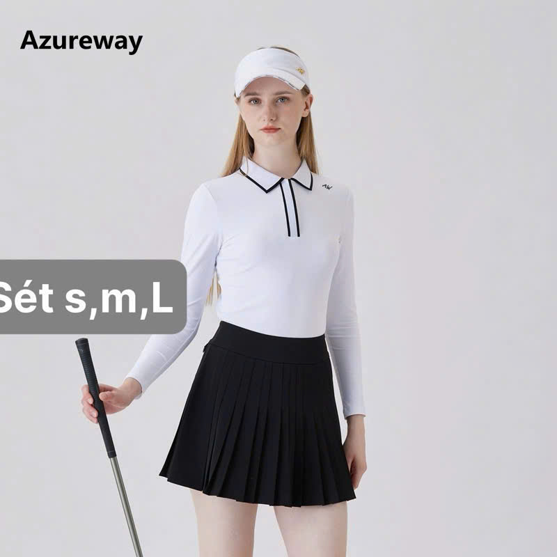 Áo Váy Golf Nữ AUREWAY Cao Cấp - Thiết Kế Tôn Dáng