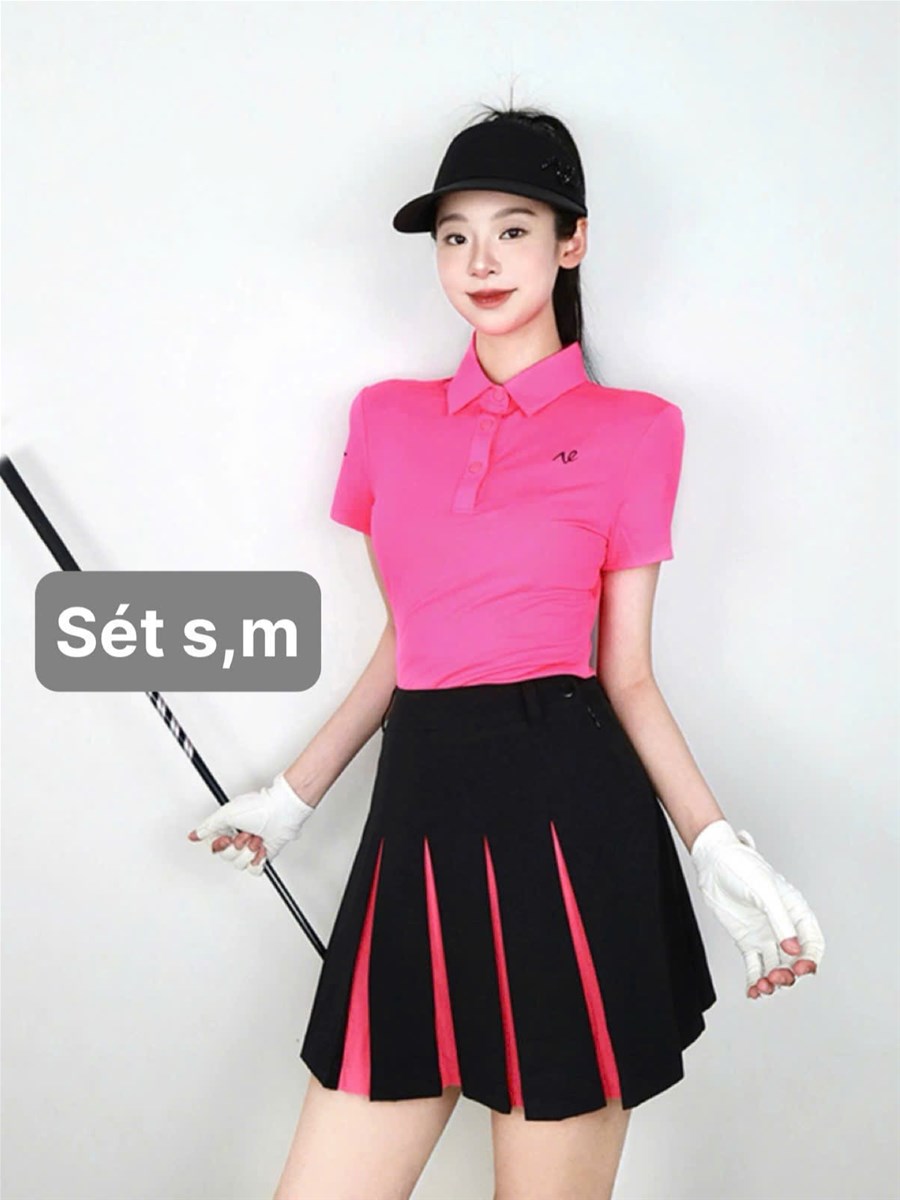 Áo Váy Golf Nữ NETLS11 - Mát Lạnh Thoáng Khí Phong Cách Hàn Quốc