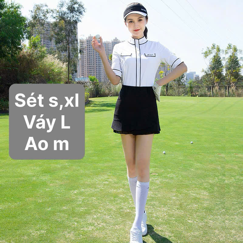 Sét áo, váy ZG-6 golf nữ ,NEW FASHION