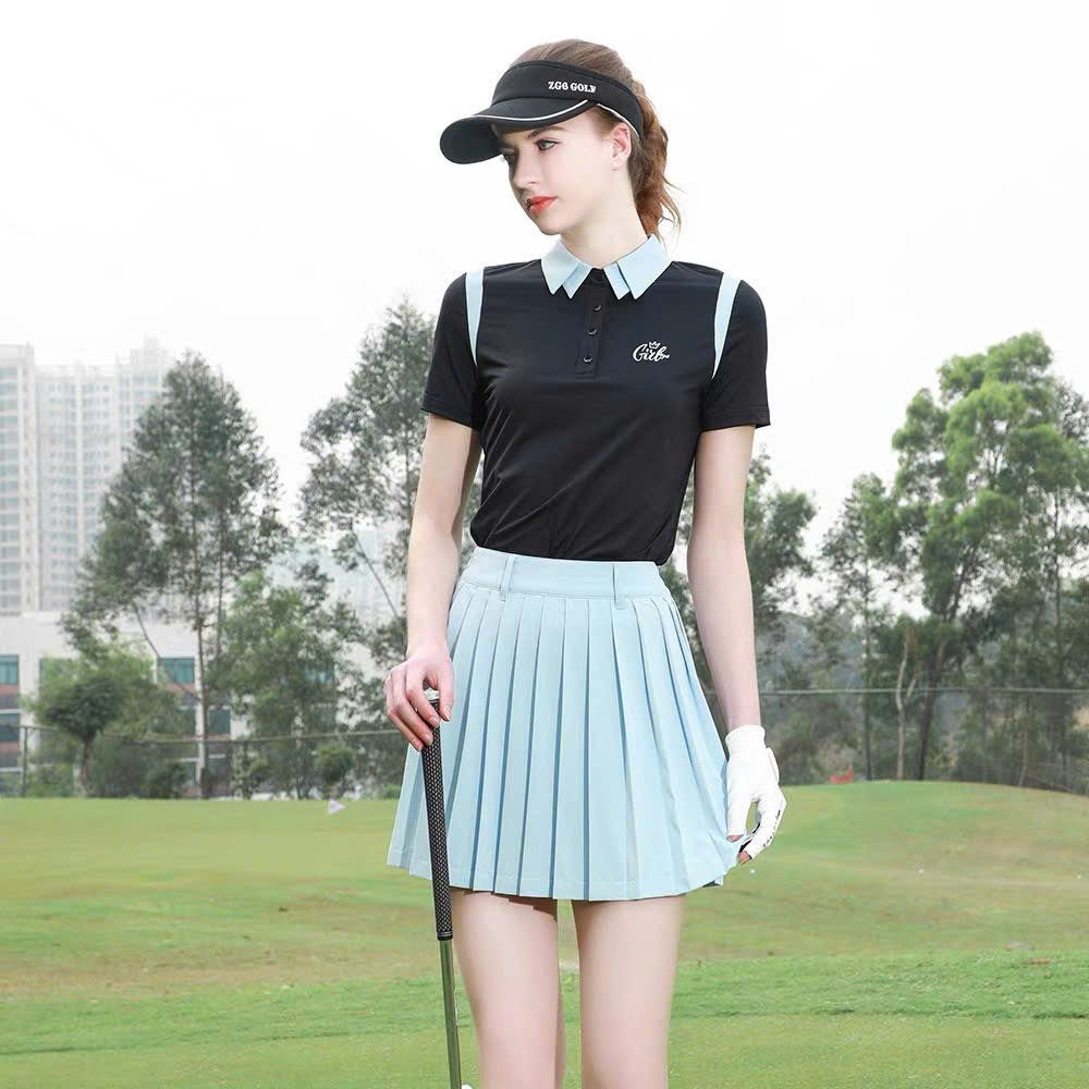 Set áo váy golf, đồ golf nữ chính hãng hàn quốc