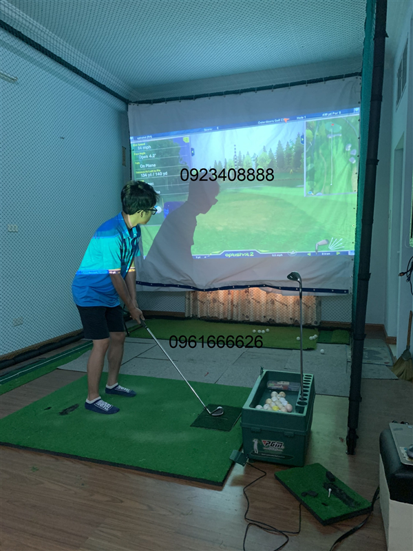 Hoàn thiện bộ chơi golf optishot2 tại nhà
