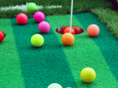 Bóng Golf Đa Sắc 3 Lớp