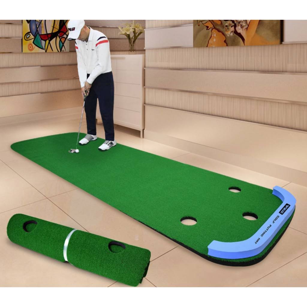 Thảm tập golf tại nhà chất liệu cỏ 0.9x3m