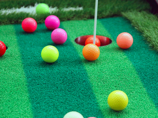 Bóng Golf Đa Sắc 3 Lớp