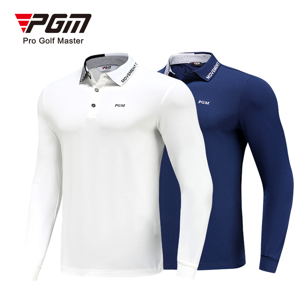 Áo golf nam dài tay PGM 2 màu YF385
