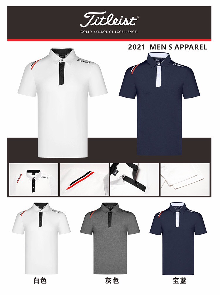 Áo cộc tay golf nam Titleist mẫu mới