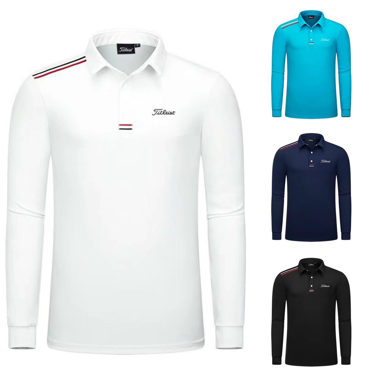 Áo golf Nam Titleist dài tay co dãn 4 chiều