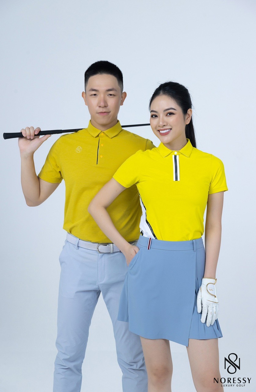 Chân váy golf xanh