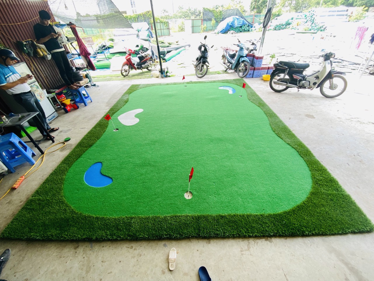 Thảm tập golf kích  thước 4x5m