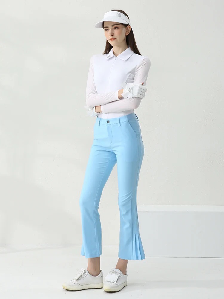 Azureway Quần Dài Ống Loe Ôm Dáng Co Giãn Thoáng Khí