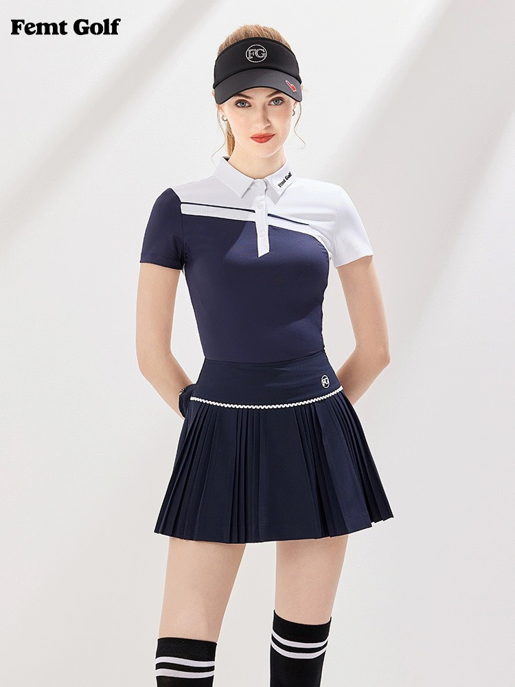 full set Váy+ Áo thun ngắn tay nữ Femt golf
