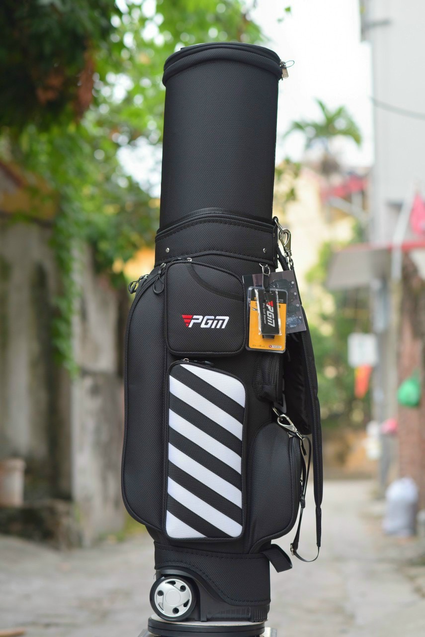 Túi đựng gậy golf PGM vải bạt có bánh xe tiện lợi TGP002