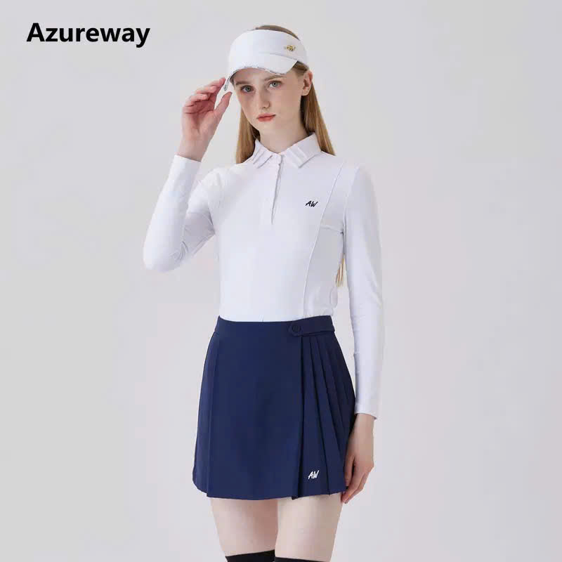 Áo Váy Golf Nữ AZUREWAY Set Áo Váy Thể Thao