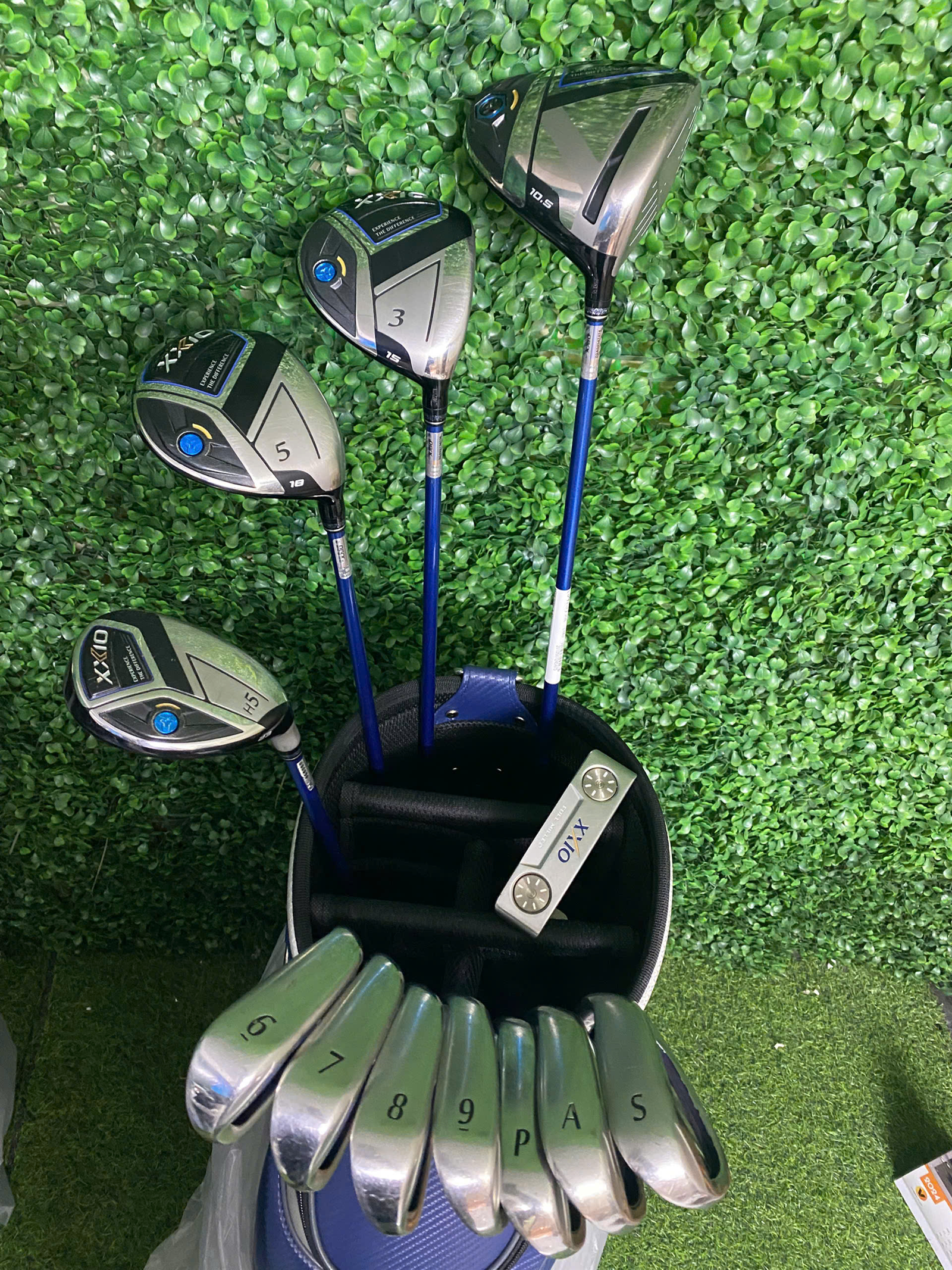 Fullset XXIO MP1100 màu xanh 12 gậy cán SR