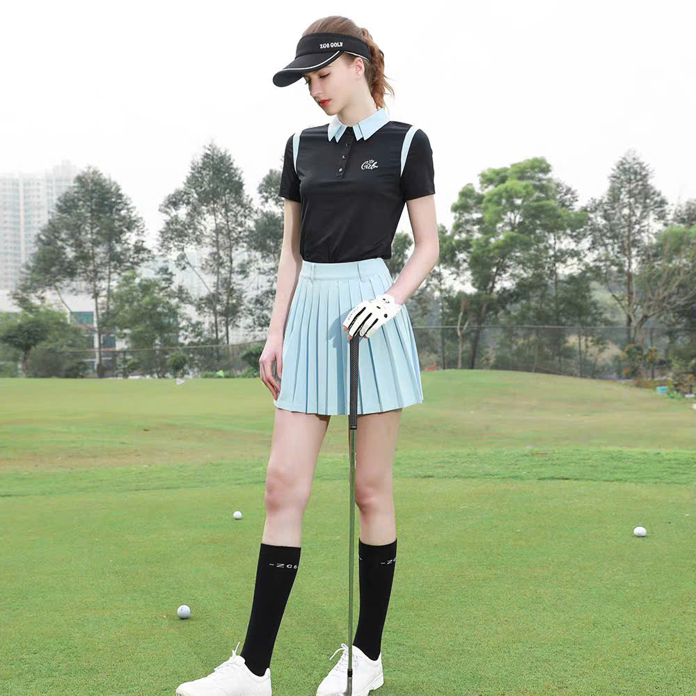 Set áo váy golf, đồ golf nữ chính hãng hàn quốc