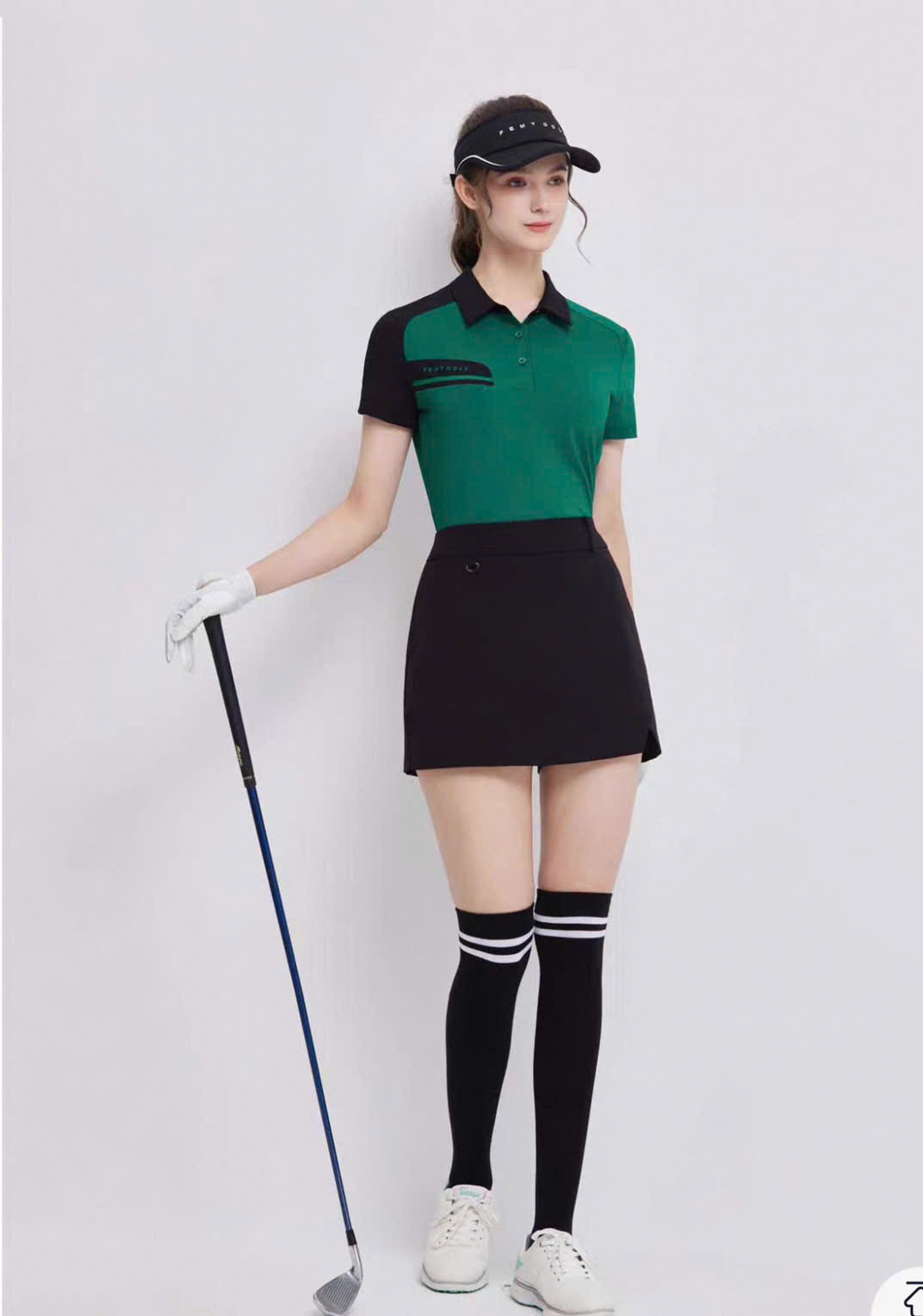 Set Femgolf em sẵn hàng đủ size (áo, váy,mũ)