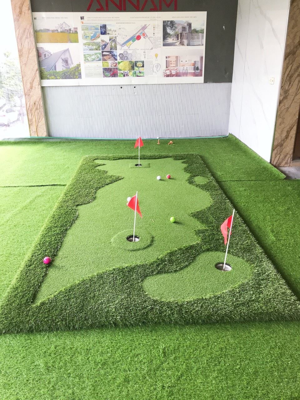 Thảm putting kích thước 1.5x3m