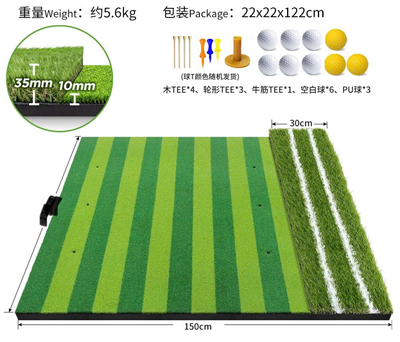 Thảm tập golf 2D 2025 new