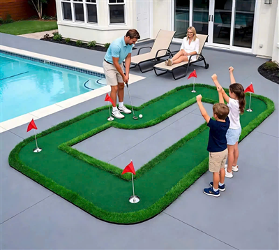 Thảm Putting Kích Thước 2x4m - Thảm Golf Tại Nhà Thảm Putting Kích Thước 2x4m - Thảm Golf Tại Nhà